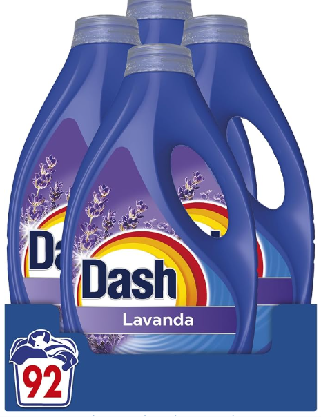 DASH DETERSIVO LIQUIDO LAVATRICE, 92 LAVAGGI, LAVANDA,